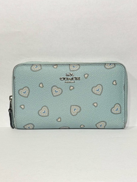 Coach Handbags - Coach Medium Western Heart Print Wallet